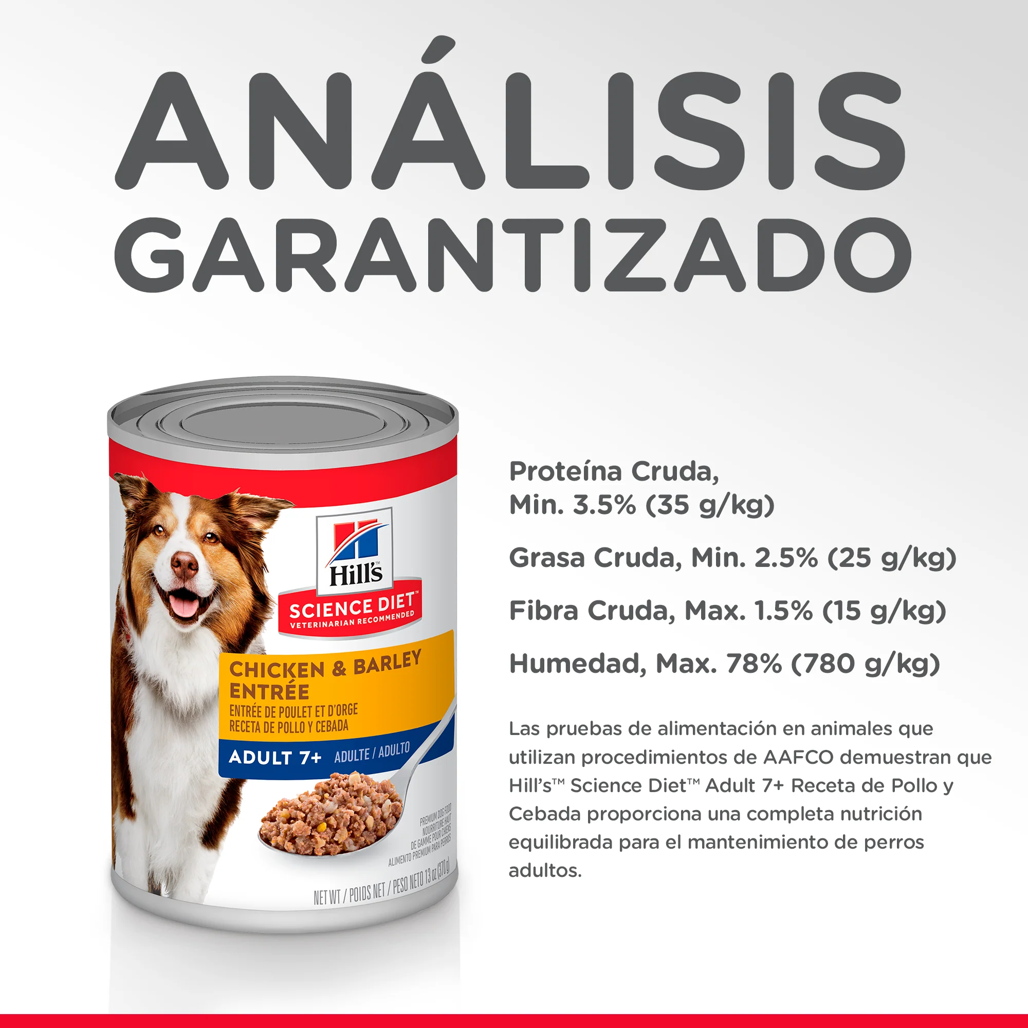Hill's Science Diet Adult 7+ alimento húmedo para perro senior 13 Oz (369g) - Image 3