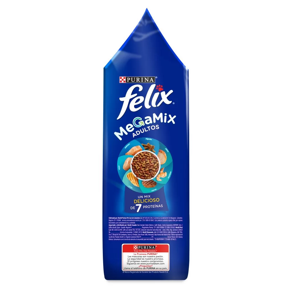 Comida Para Gato Felix Adulto Triple Delicious Mar x 1.5 Kg - Image 4