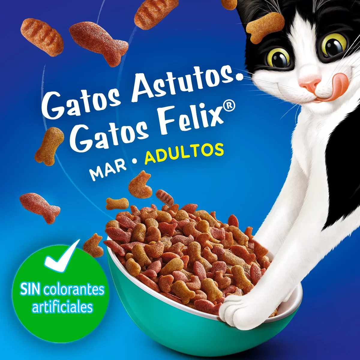 Comida Para Gato Felix Adulto Triple Delicious Mar x 1.5 Kg - Image 6