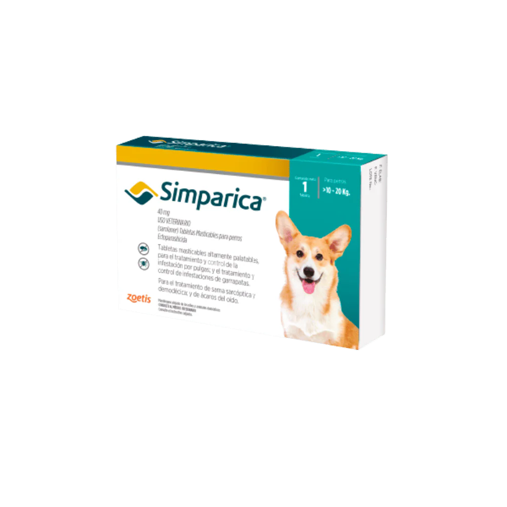 Antiparásitario Externo Para Perro Simparica Caja 1 Tableta - Image 4