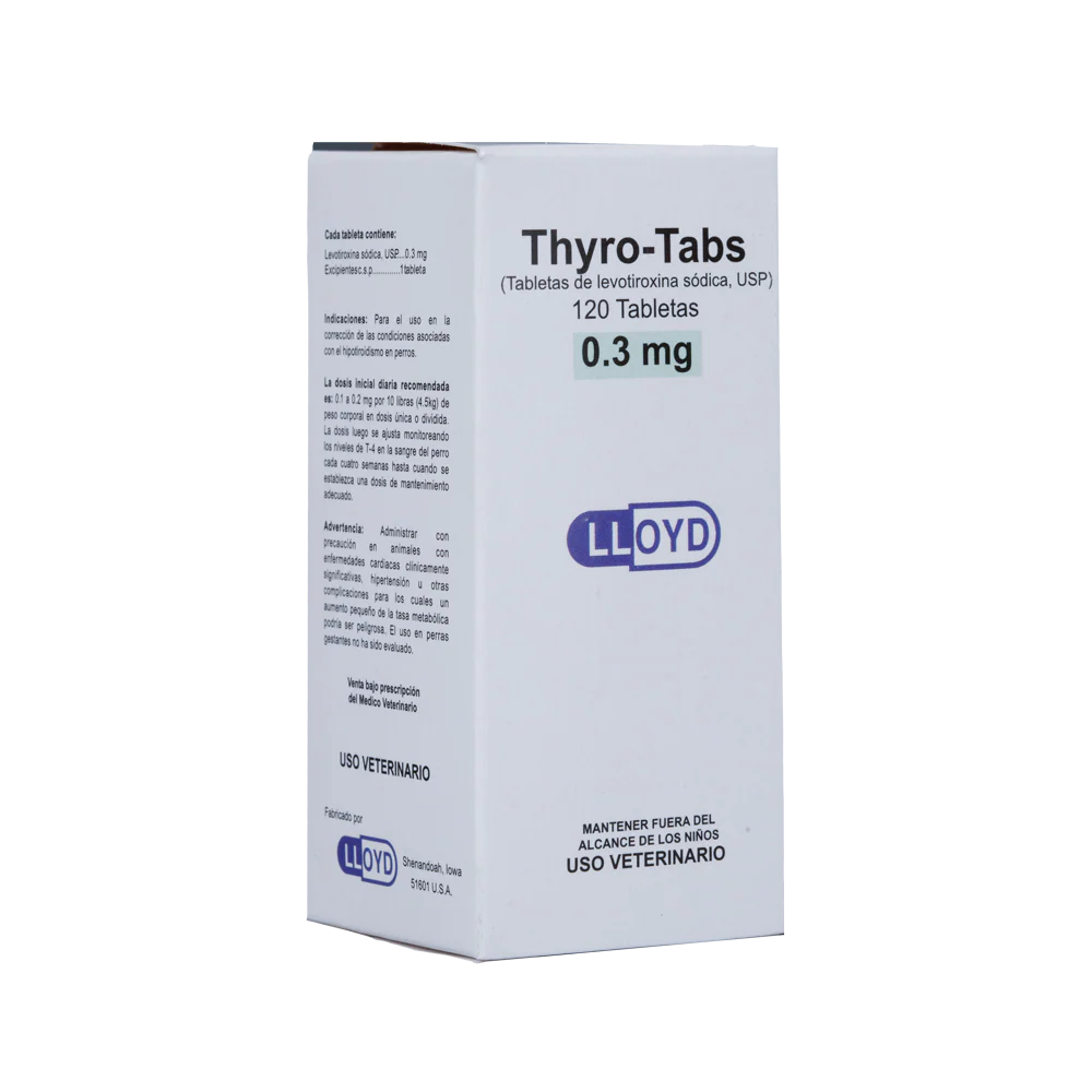 C Thyro-Tabs soporte tiroideo para perros x 120 tabletas - Image 10