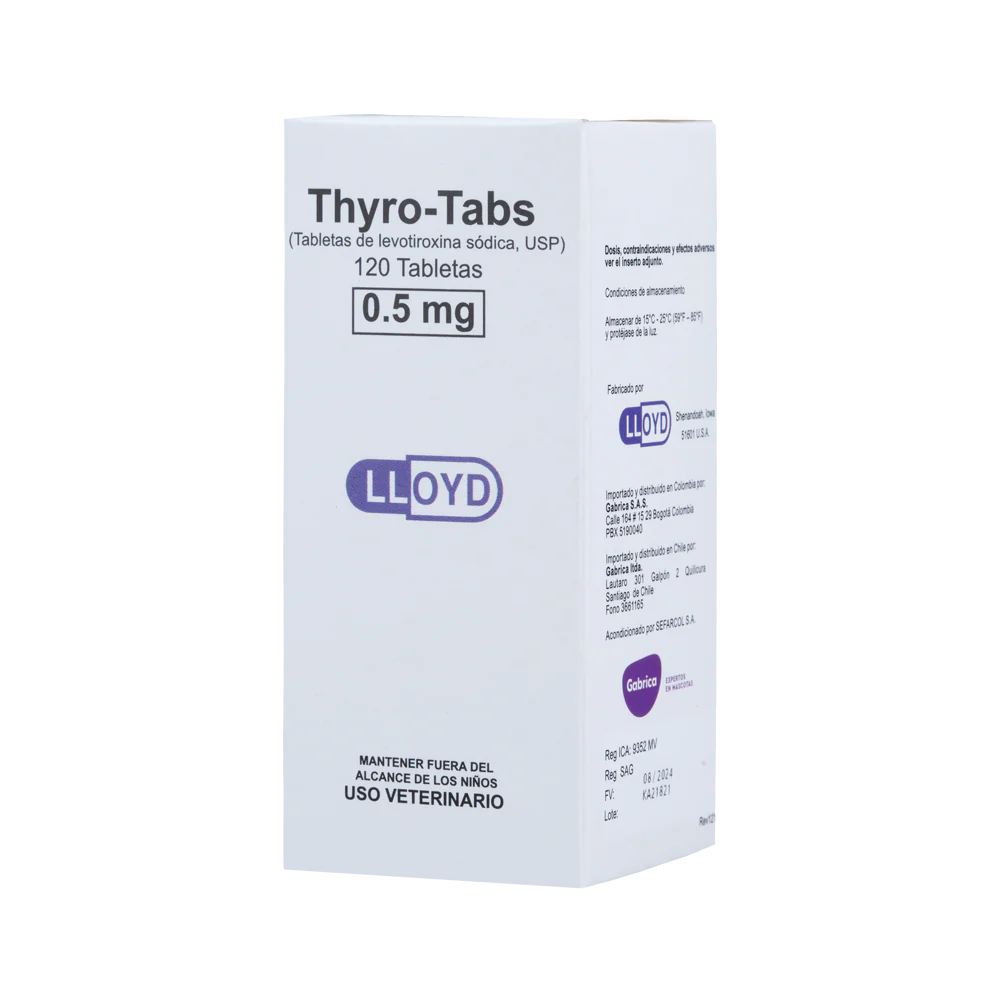 C Thyro-Tabs soporte tiroideo para perros x 120 tabletas - Image 11