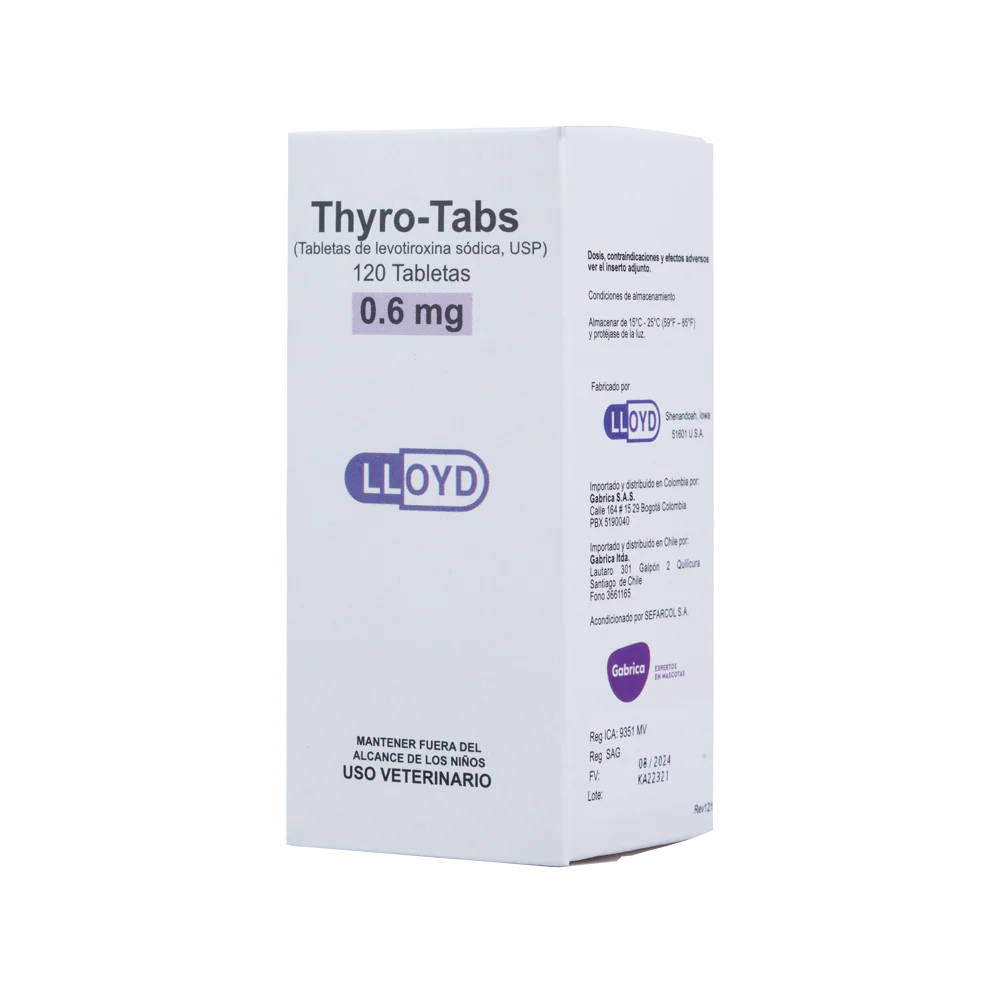C Thyro-Tabs soporte tiroideo para perros x 120 tabletas - Image 13