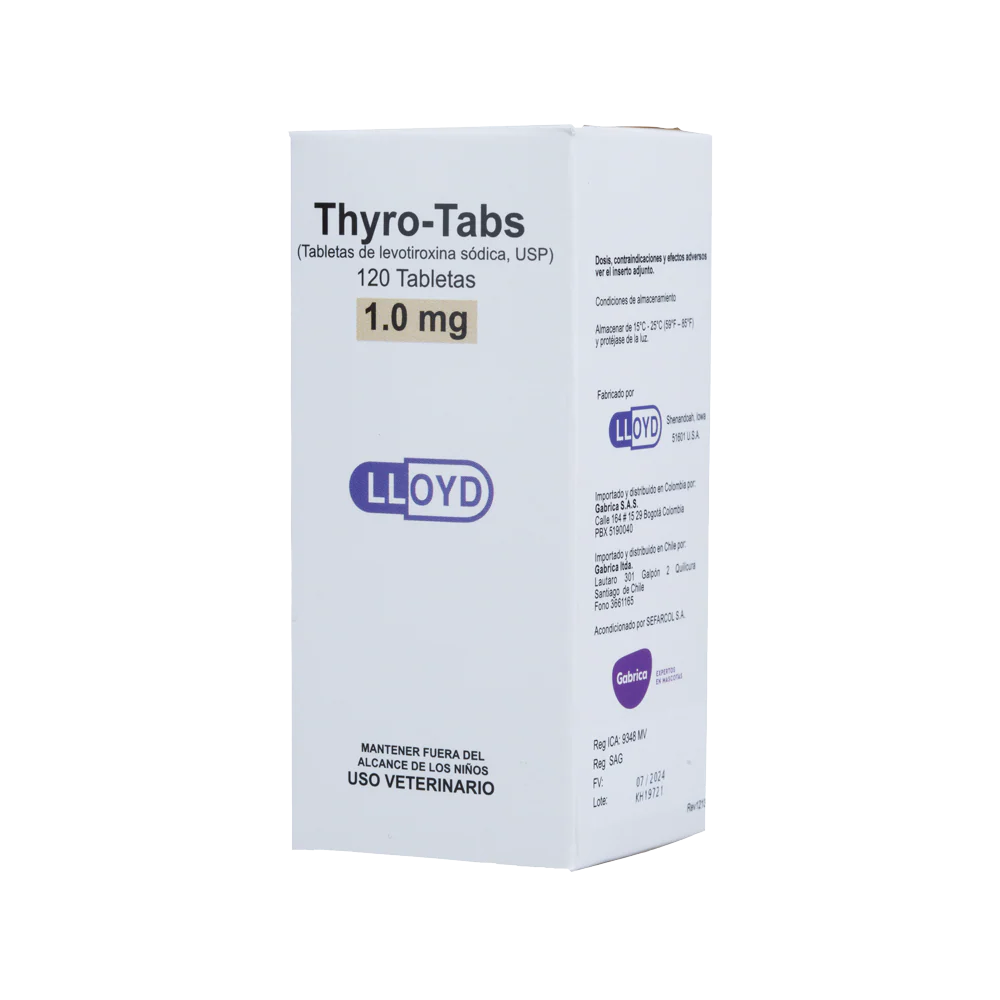 C Thyro-Tabs soporte tiroideo para perros x 120 tabletas - Image 17