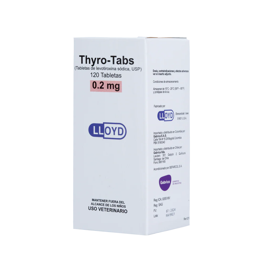 C Thyro-Tabs soporte tiroideo para perros x 120 tabletas - Image 7