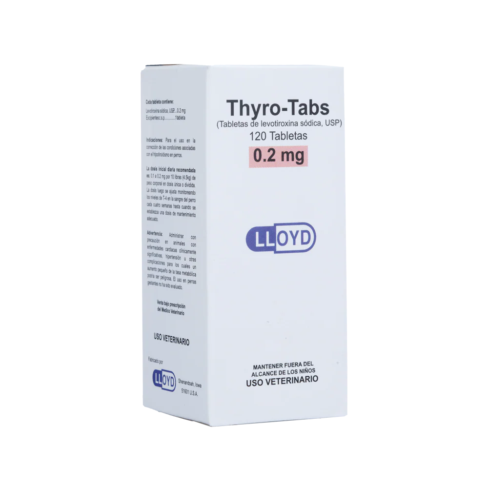 C Thyro-Tabs soporte tiroideo para perros x 120 tabletas - Image 8