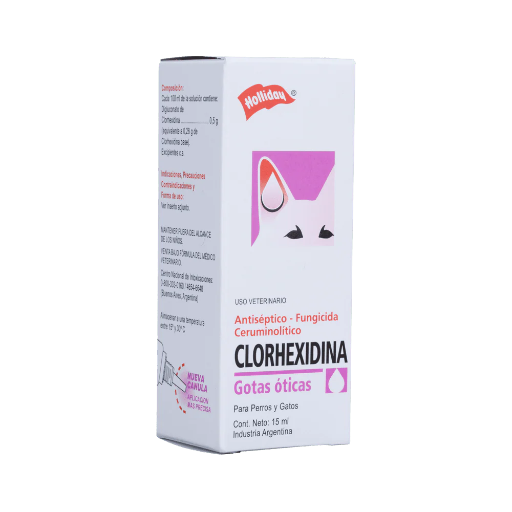 Clorhexidina Gotas Óticas Perros y Gatos 15ml - Image 3
