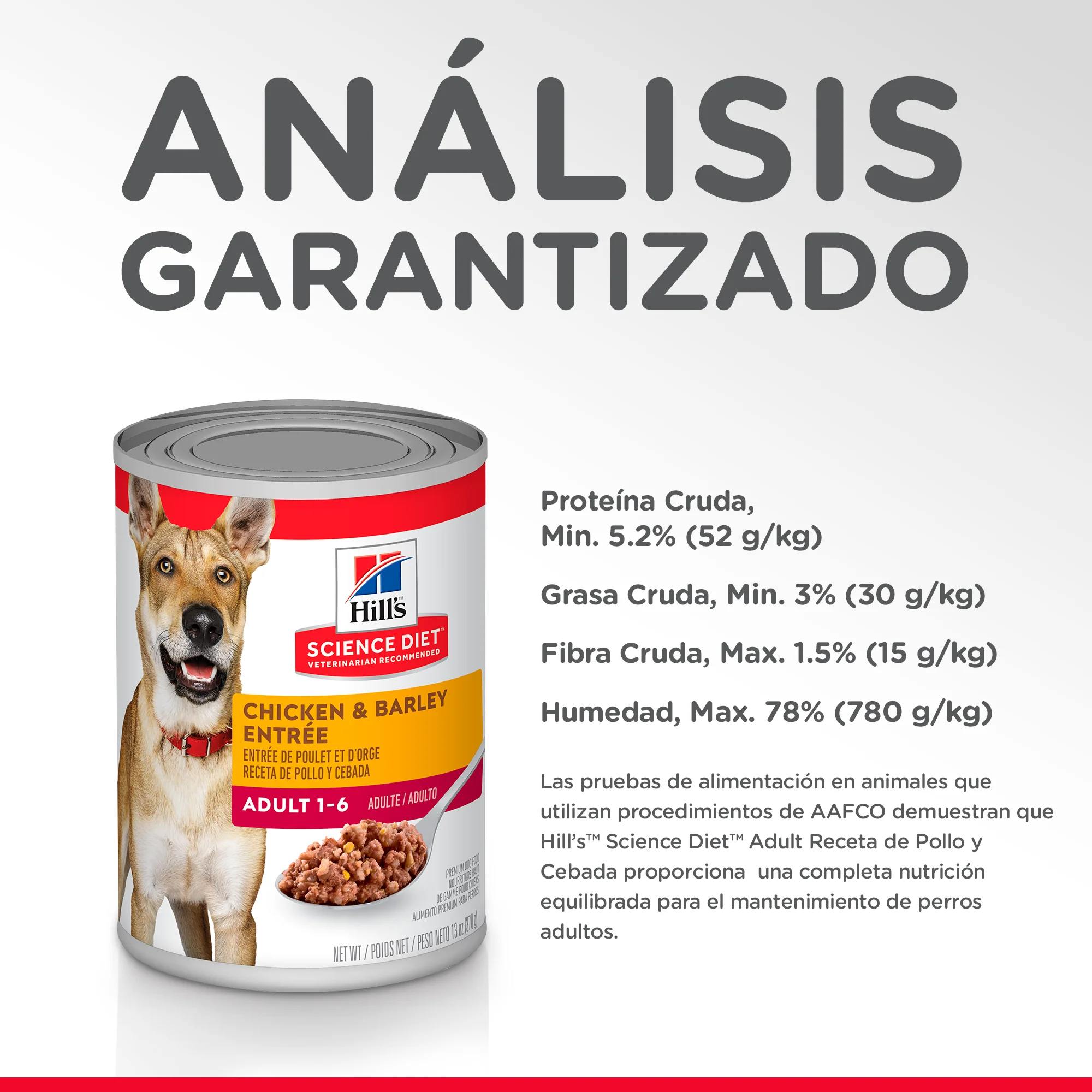 Hill's Science Diet Adult alimento húmedo para perro adulto sabor pollo 13 Oz (369g) - Image 3
