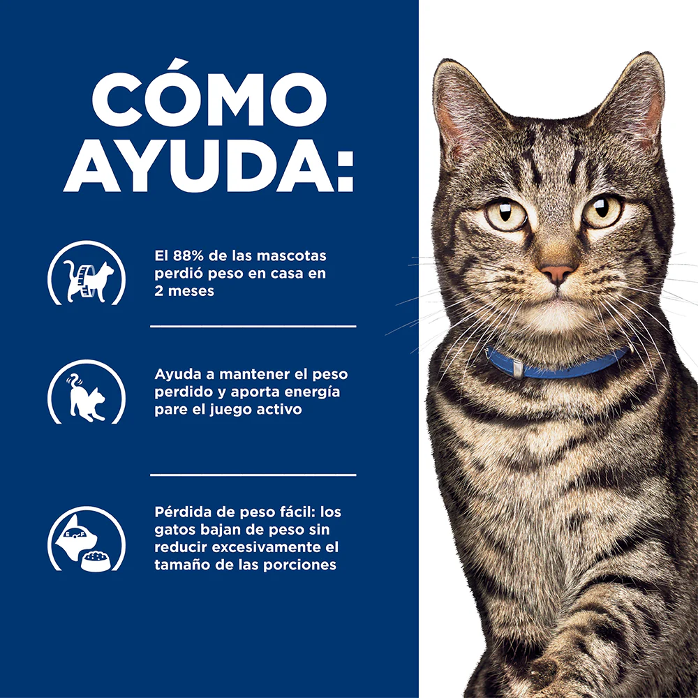 Hill's Prescription Diet Metabolic Concentrado para gato pérdida y mantenimiento de peso 4 Lb (1,8 Kg) - Image 3