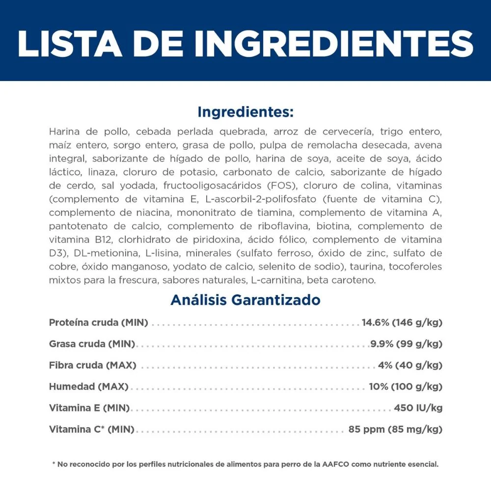 Hill's Science Diet Adult 7+ alimento para perro senior raza pequeña 15 Lb (6,8Kg) - Image 6