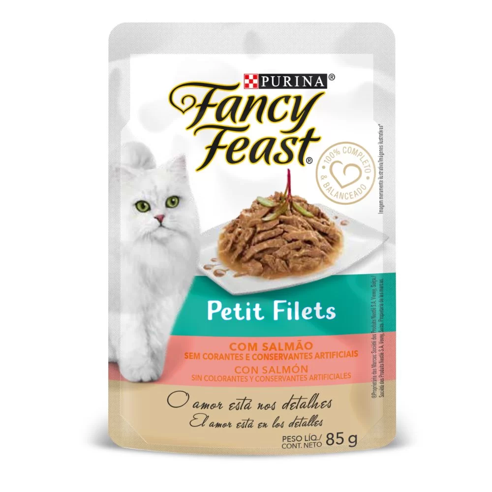 Comida Húmeda Para Gatos Fancy Feast Petit Filets Salmón X 85GR