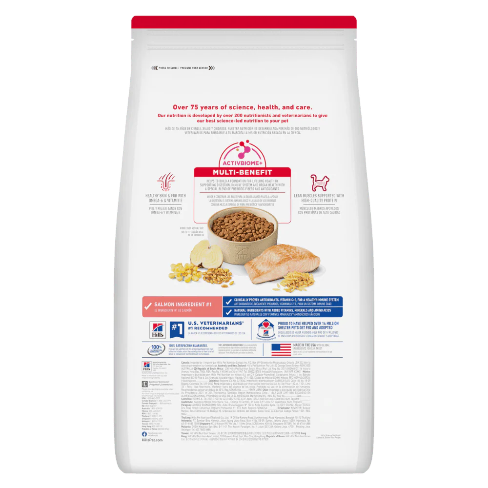 Hill's Science Diet Adult concentrado para gato adulto sabor salmón 3,5 Lb (1,59Kg) - Image 2